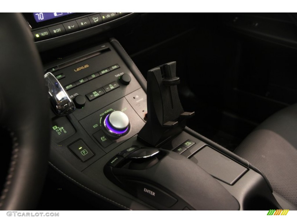 2012 CT 200h Hybrid Premium - Tungsten Silver Pearl / Black photo #11