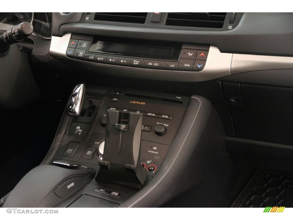 2012 CT 200h Hybrid Premium - Tungsten Silver Pearl / Black photo #13