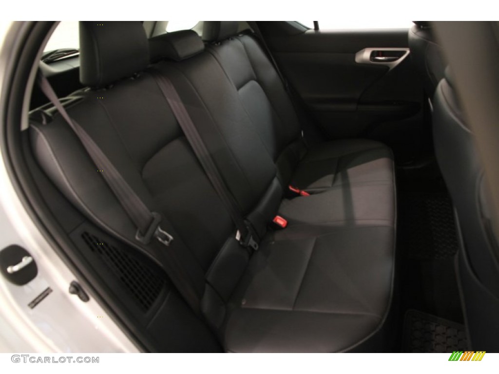 2012 CT 200h Hybrid Premium - Tungsten Silver Pearl / Black photo #14