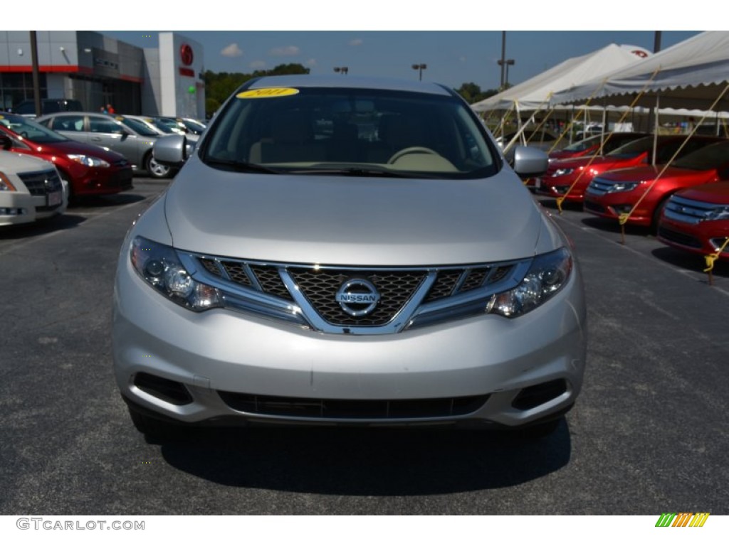 2011 Murano SL - Brilliant Silver / Beige photo #25