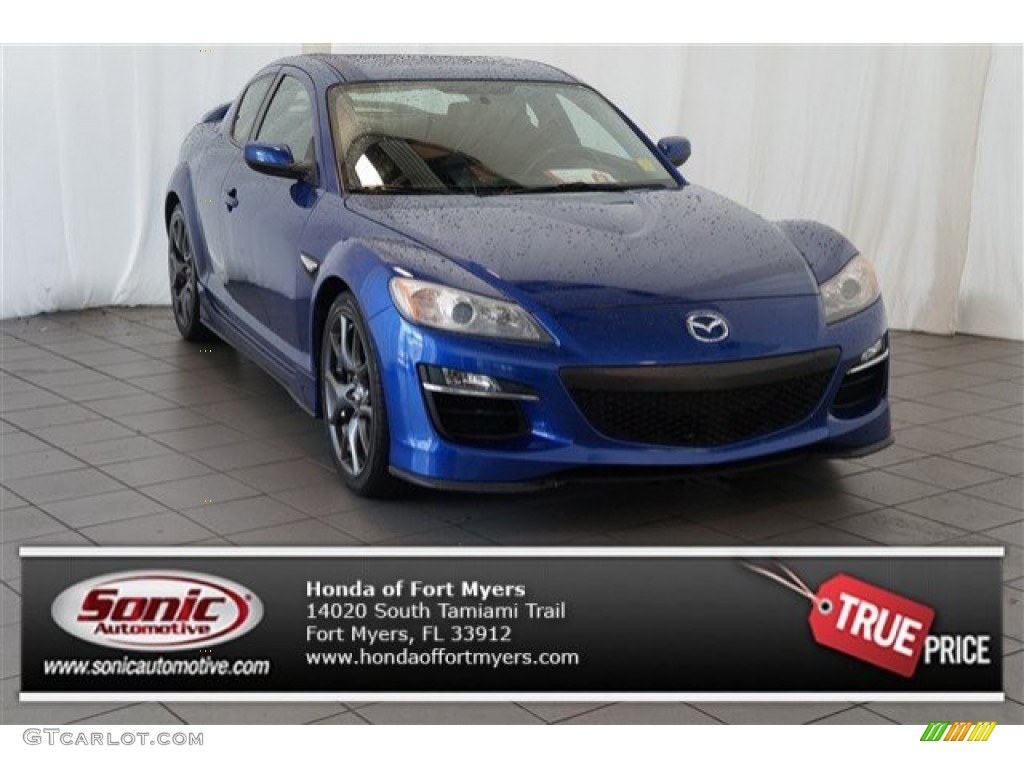 2009 RX-8 R3 - Aurora Blue Mica / R3 Gray/Black Recaro photo #1