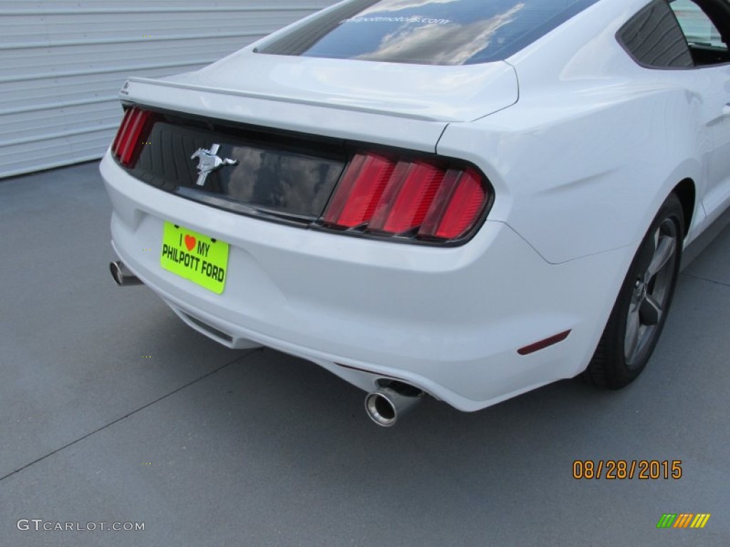 2015 Mustang V6 Coupe - Oxford White / Ebony photo #12