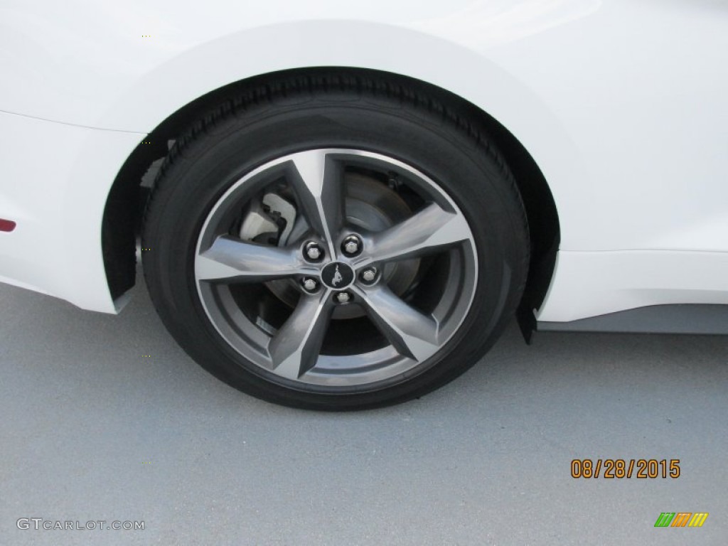 2015 Mustang V6 Coupe - Oxford White / Ebony photo #14