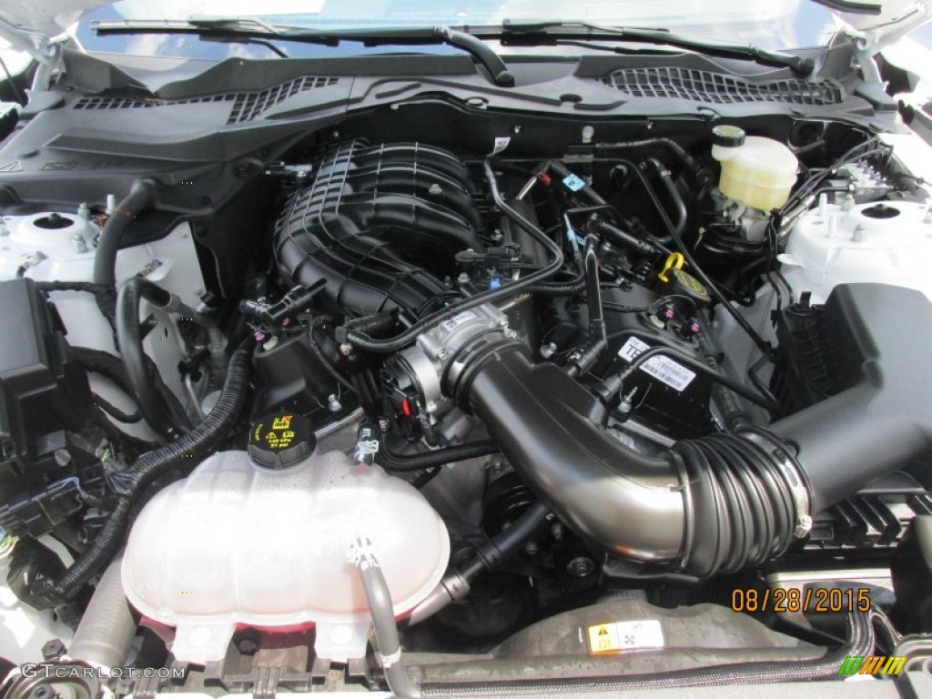 2015 Mustang V6 Coupe - Oxford White / Ebony photo #19