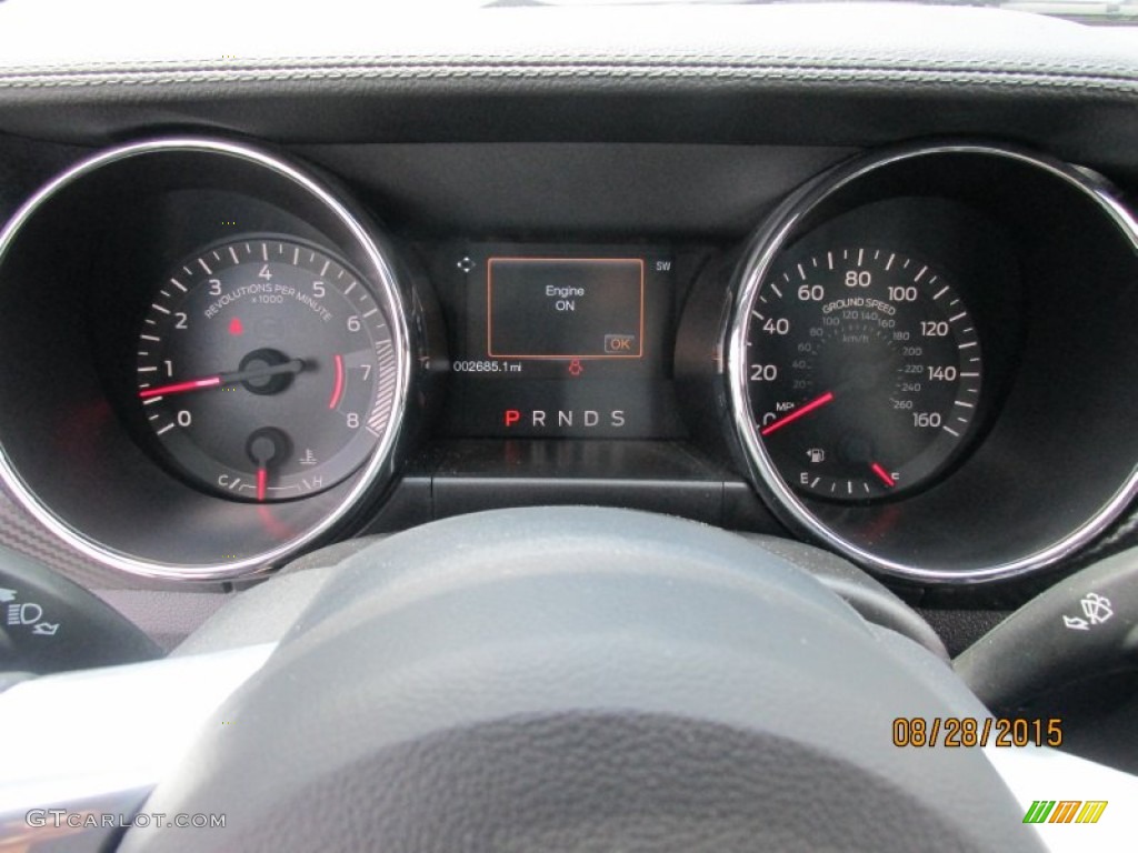 2015 Mustang V6 Coupe - Oxford White / Ebony photo #38