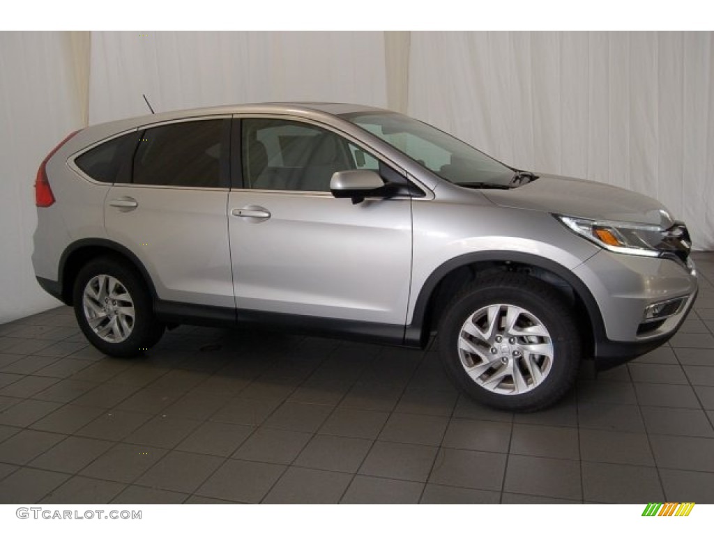 2015 CR-V EX - Alabaster Silver Metallic / Black photo #5