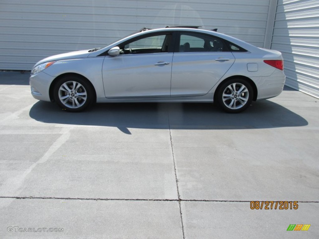 2012 Sonata Limited - Radiant Silver / Gray photo #3