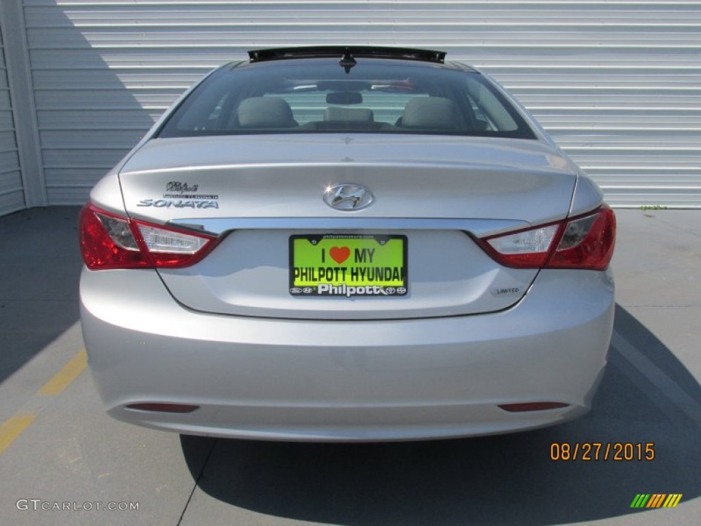 2012 Sonata Limited - Radiant Silver / Gray photo #10