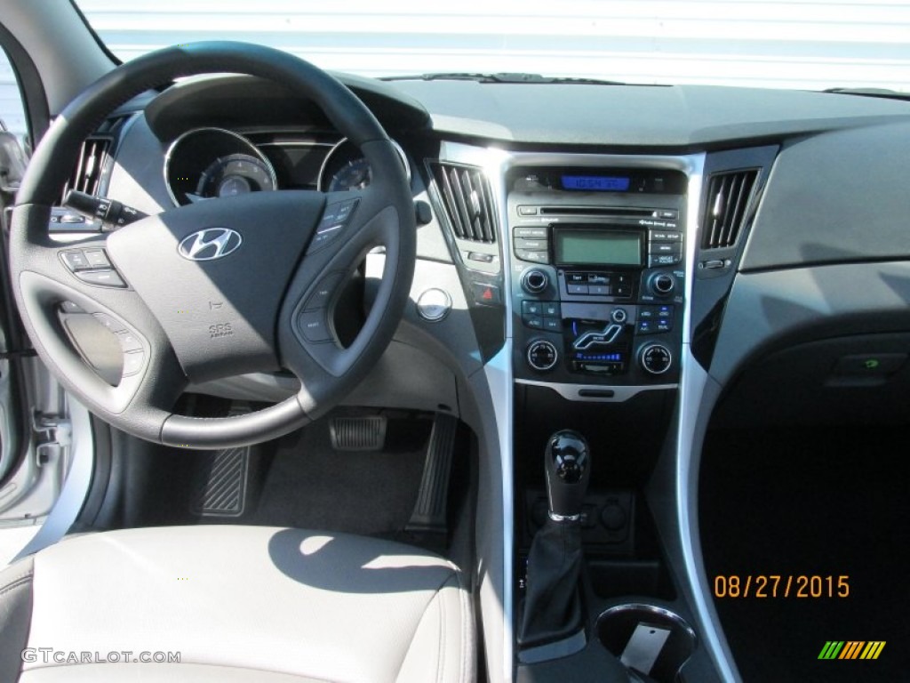 2012 Sonata Limited - Radiant Silver / Gray photo #35
