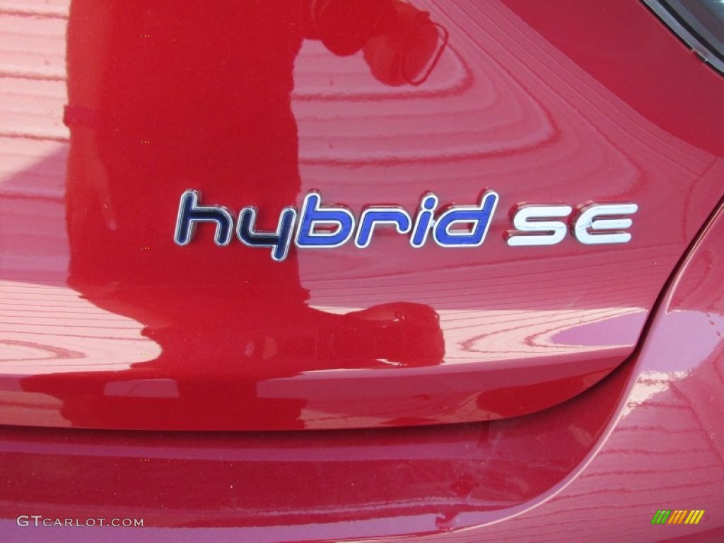 2016 Sonata Hybrid SE - Venetian Red Pearl / Gray photo #15