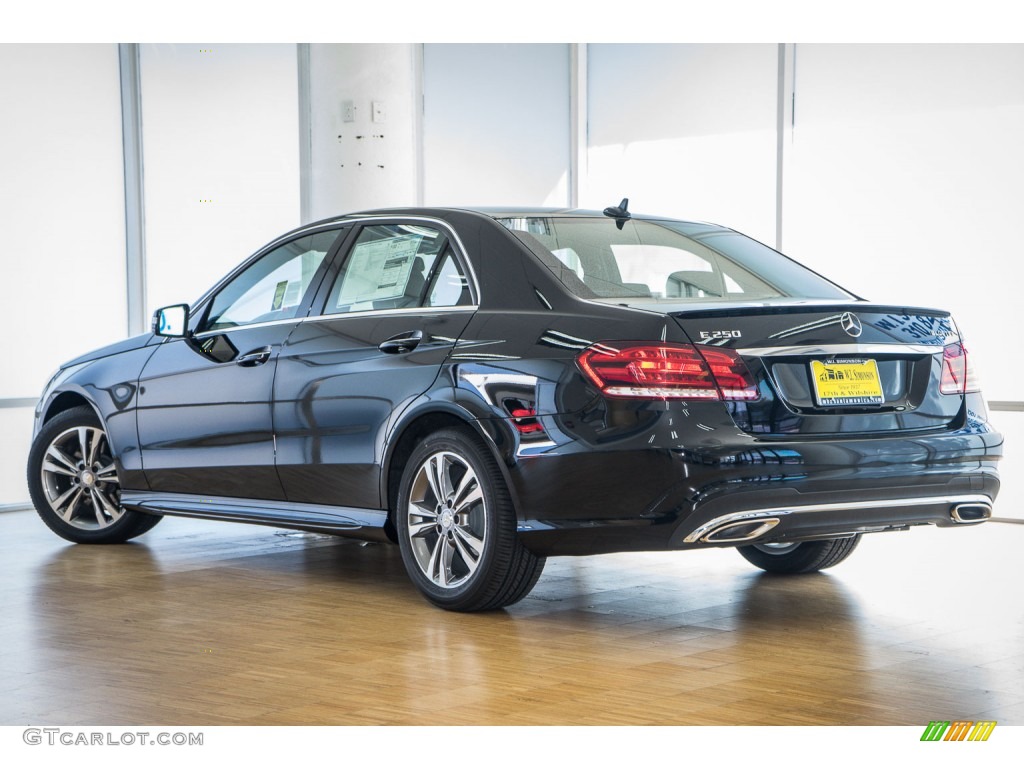 2016 E 250 Bluetec Sedan - Black / Black photo #3