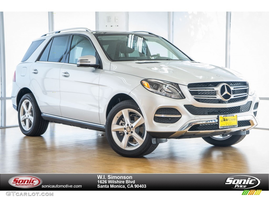 2016 GLE 350 4Matic - Iridium Silver Metallic / Black photo #1