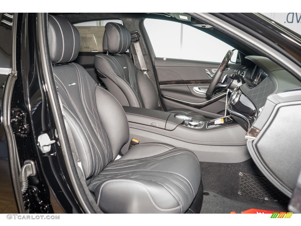 Black Interior 2016 Mercedes-Benz S 63 AMG 4Matic Sedan Photo #106759910
