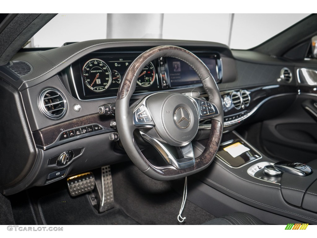 2016 Mercedes-Benz S 63 AMG 4Matic Sedan Black Dashboard Photo #106760028