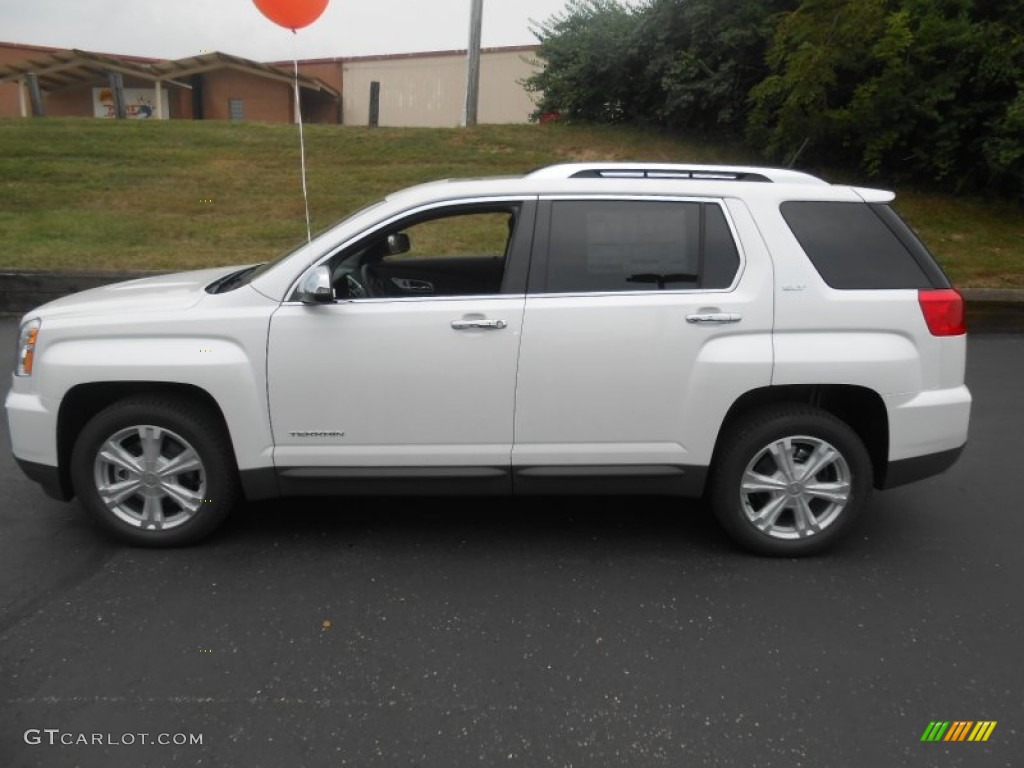 White Frost Tricoat 2016 GMC Terrain SLT AWD Exterior Photo #106760270