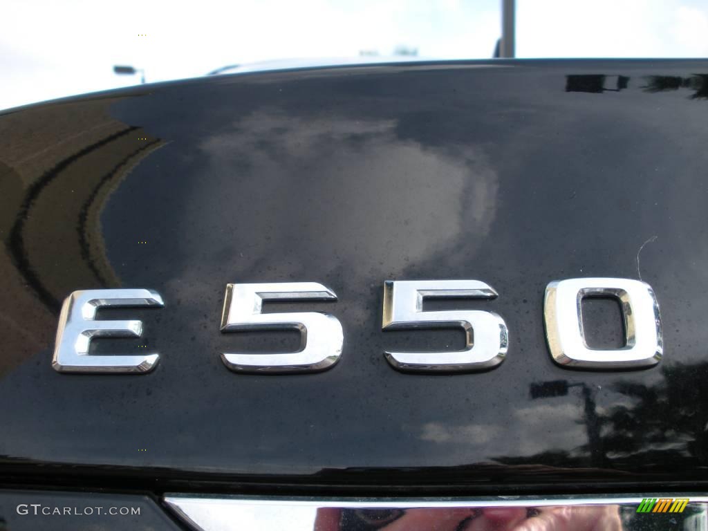 2007 E 550 Sedan - Black / Cashmere photo #9