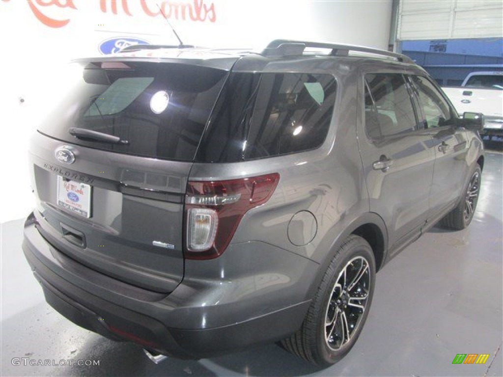 2015 Explorer Sport 4WD - Magnetic / Sport Charcoal Black photo #9