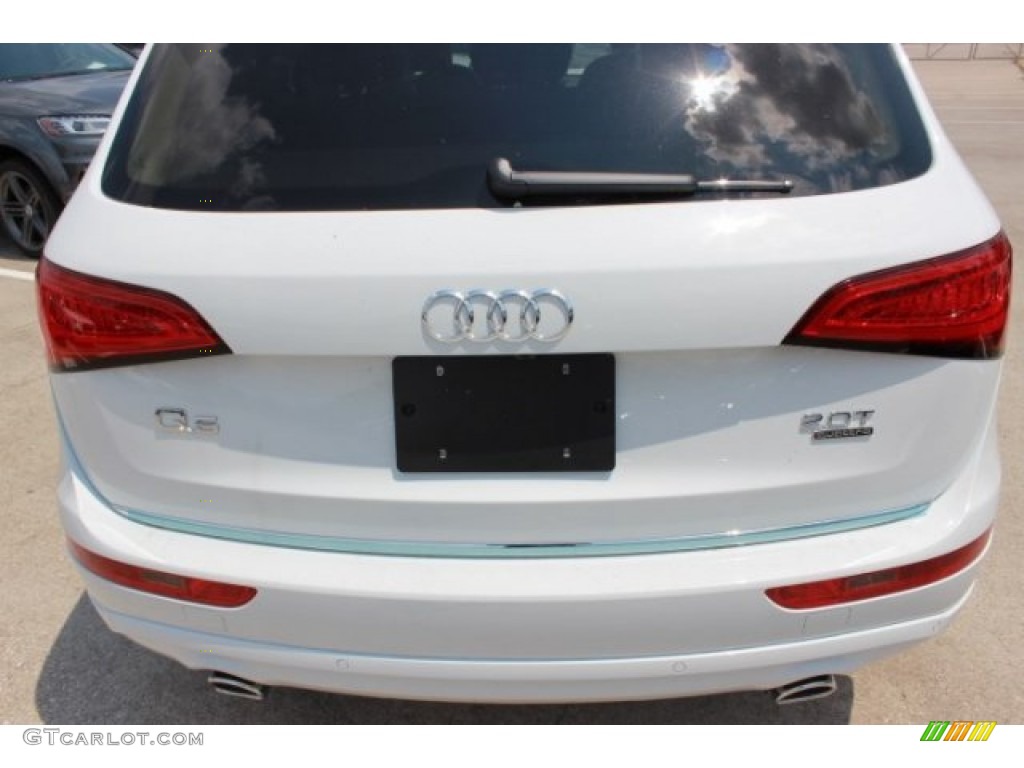 2016 Q5 2.0 TFSI Premium Plus quattro - Glacier White Metallic / Pistachio Beige photo #7
