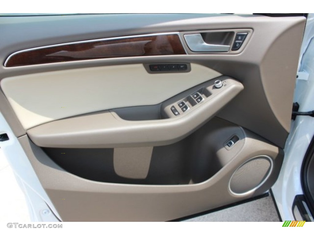 2016 Q5 2.0 TFSI Premium Plus quattro - Glacier White Metallic / Pistachio Beige photo #10