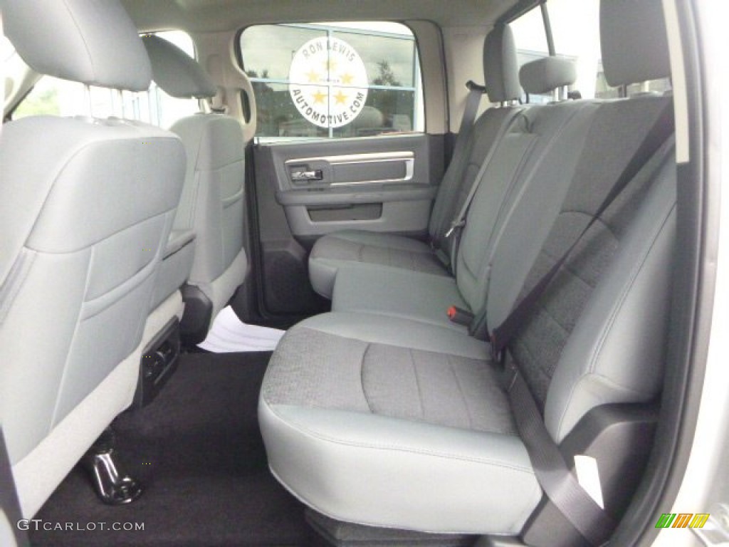 2016 Ram 1500 Big Horn Crew Cab 4x4 Rear Seat Photo #106763345