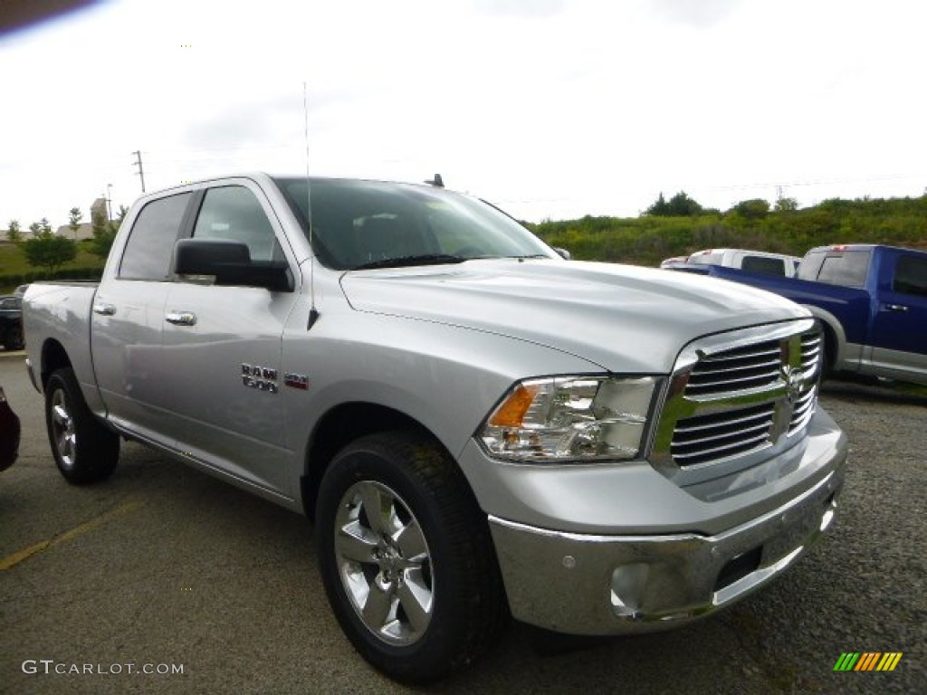 Bright Silver Metallic 2016 Ram 1500 Big Horn Crew Cab 4x4 Exterior Photo #106763504