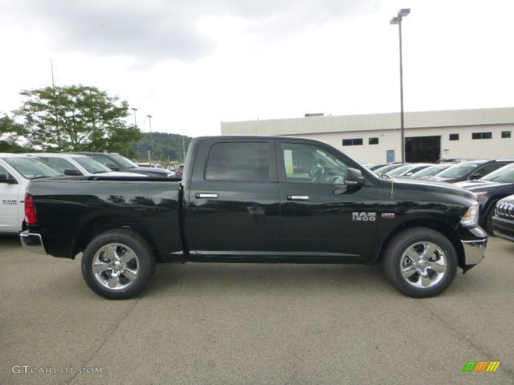 Black Forest Green Pearl 2016 Ram 1500 Big Horn Crew Cab 4x4 Exterior Photo #106763828