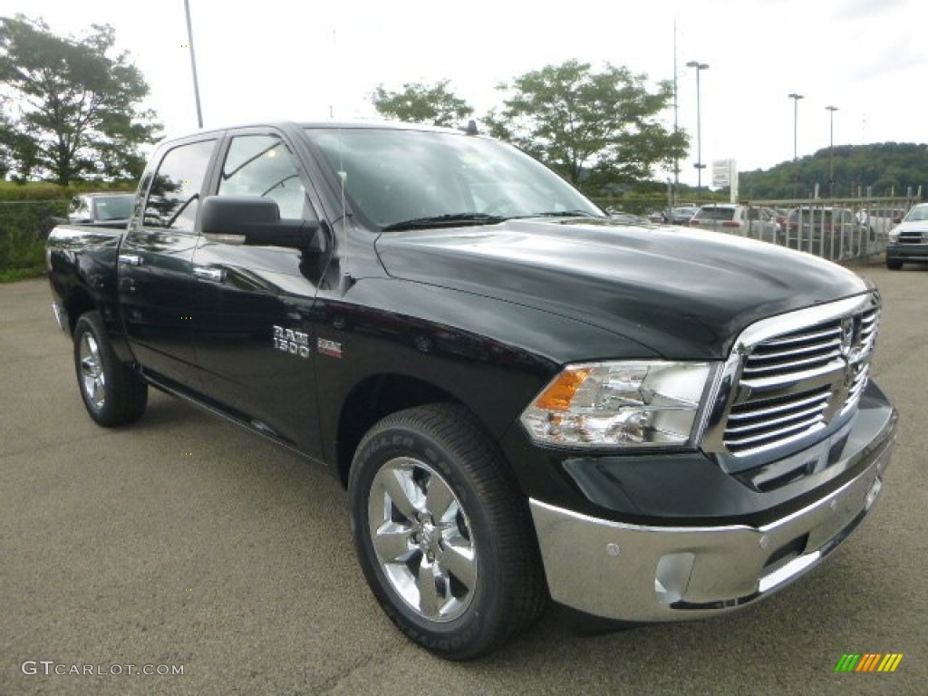 Black Forest Green Pearl 2016 Ram 1500 Big Horn Crew Cab 4x4 Exterior Photo #106763885