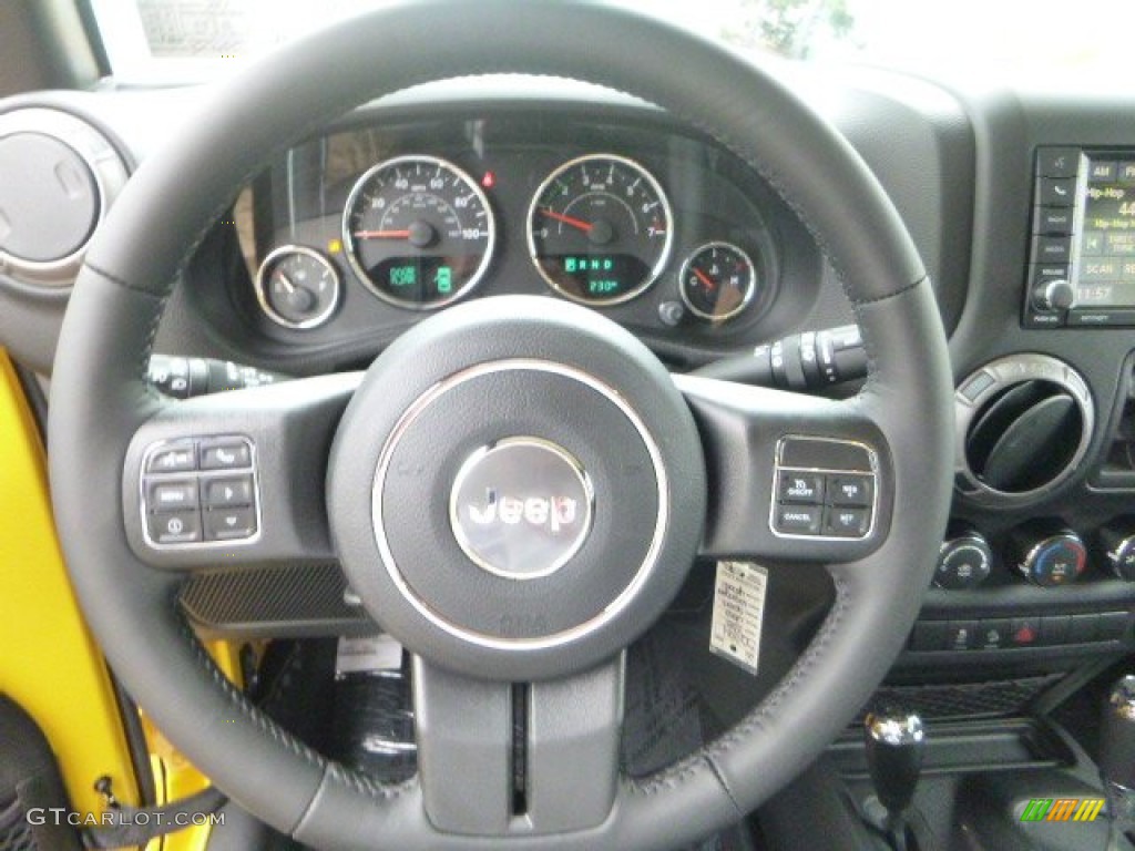 2015 Wrangler Unlimited Sport 4x4 - Baja Yellow / Black photo #19