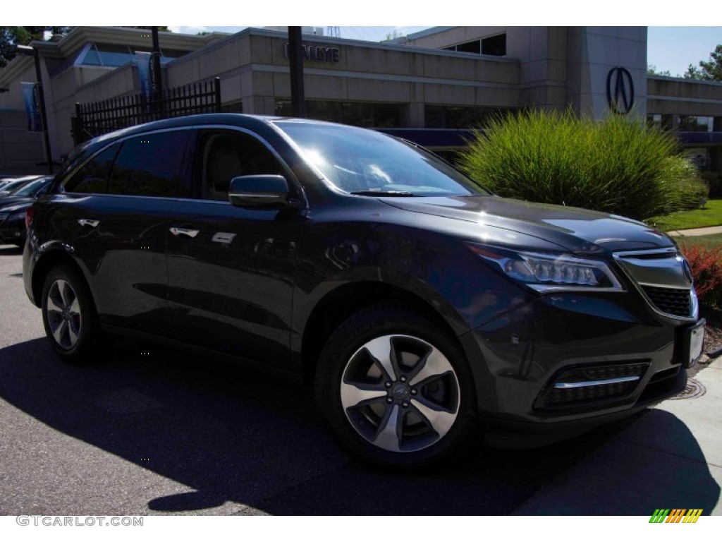 2014 MDX SH-AWD - Graphite Luster Metallic / Graystone photo #1