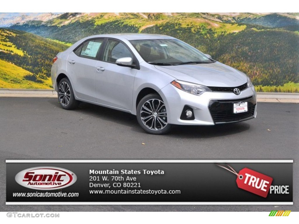 2016 Corolla S Plus - Classic Silver Metallic / Black photo #1