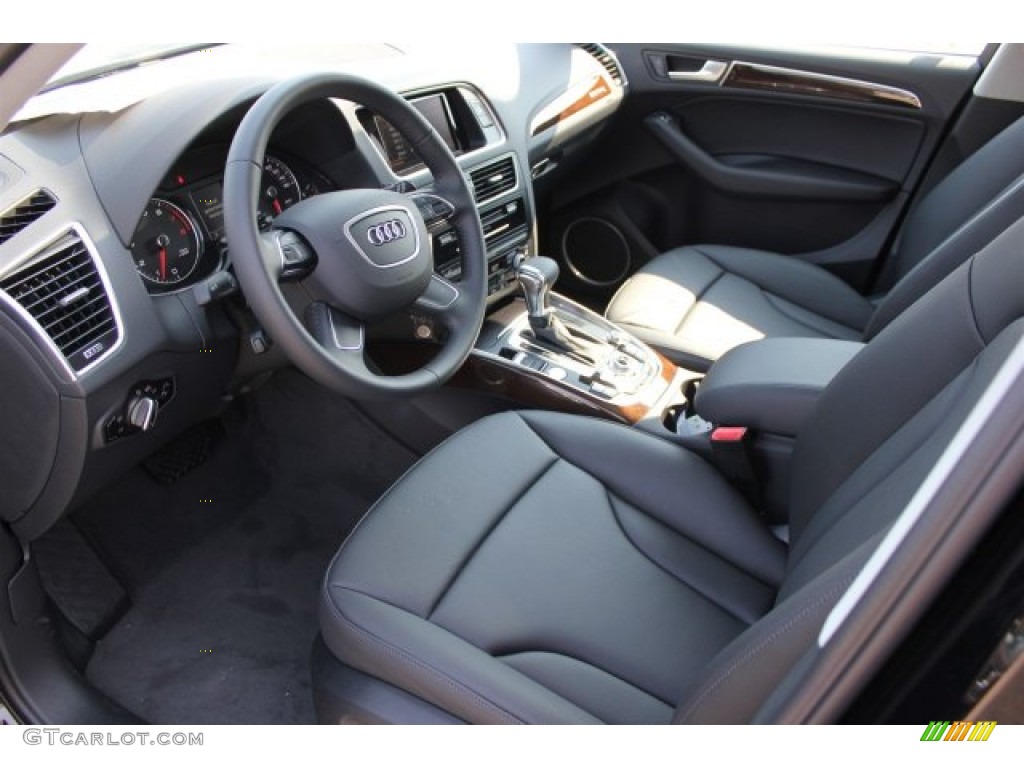 Black Interior 2016 Audi Q5 2.0 TFSI Premium Plus quattro Photo #106766096