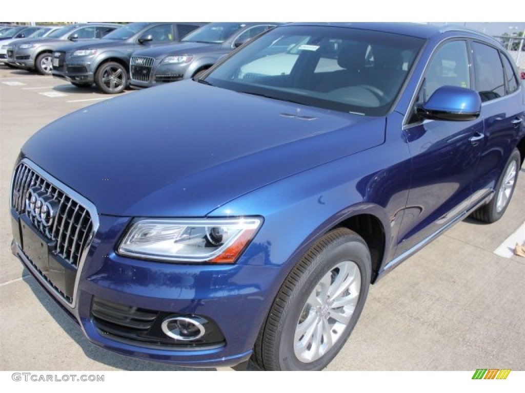 2016 Q5 2.0 TFSI Premium Plus quattro - Scuba Blue Metallic / Chestnut Brown photo #3