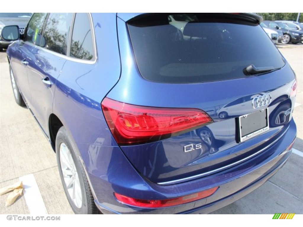2016 Q5 2.0 TFSI Premium Plus quattro - Scuba Blue Metallic / Chestnut Brown photo #6