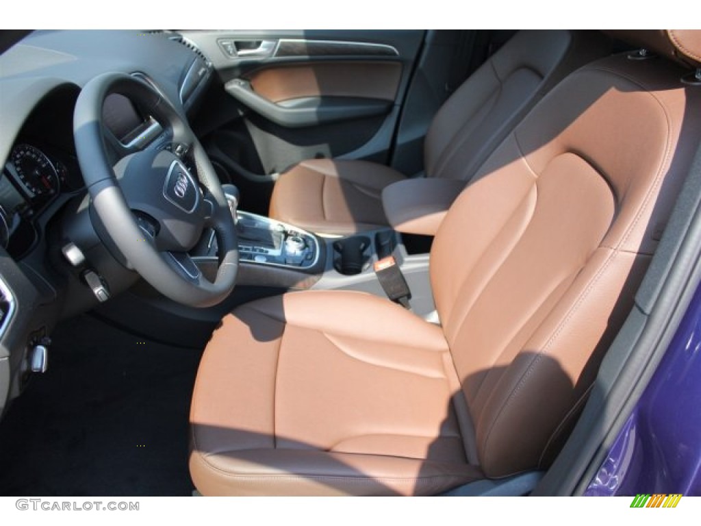 2016 Q5 2.0 TFSI Premium Plus quattro - Scuba Blue Metallic / Chestnut Brown photo #14