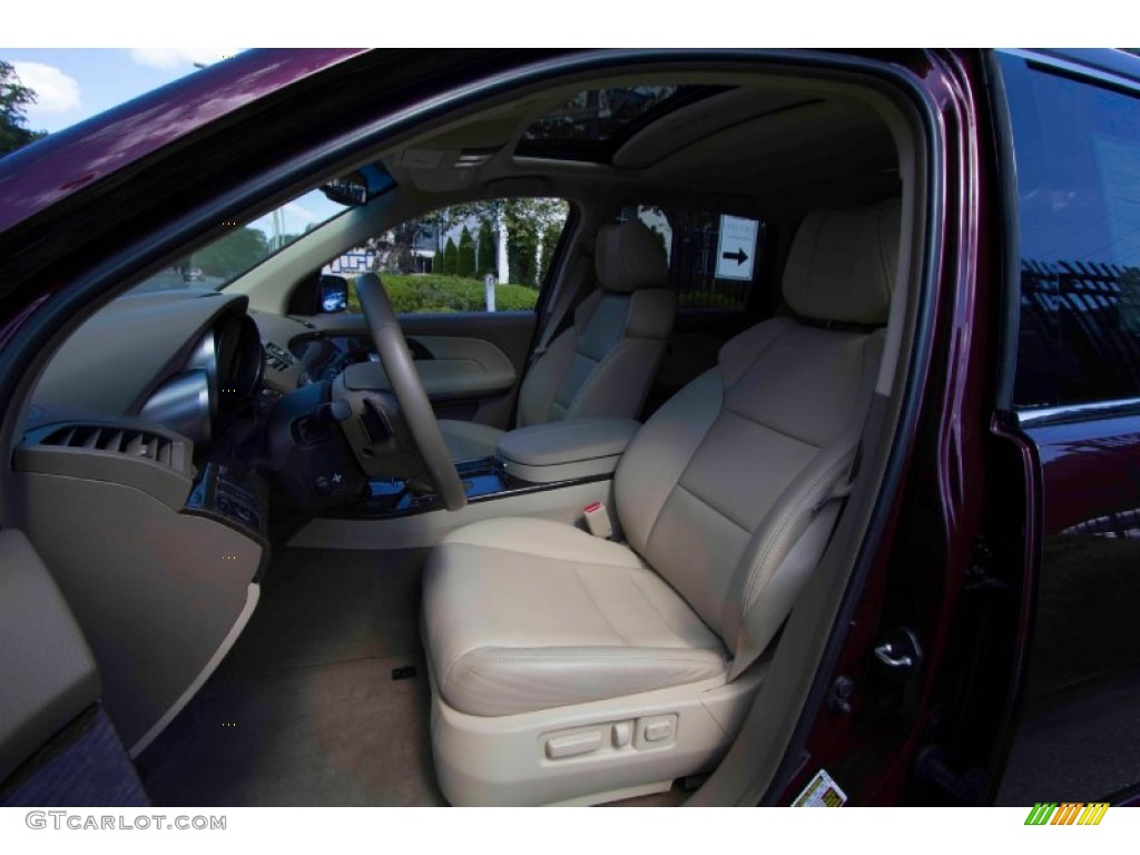 2013 MDX SH-AWD Technology - Dark Cherry Pearl / Parchment photo #9
