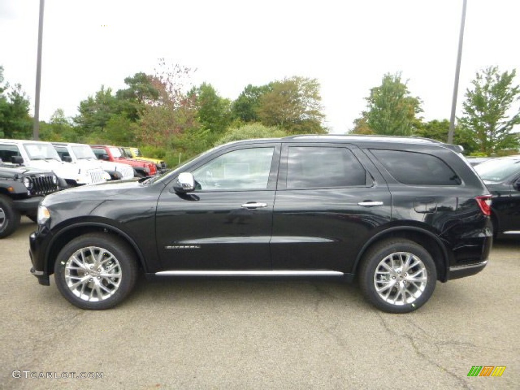 Brilliant Black Crystal Pearl 2015 Dodge Durango Citadel AWD Exterior Photo #106767817