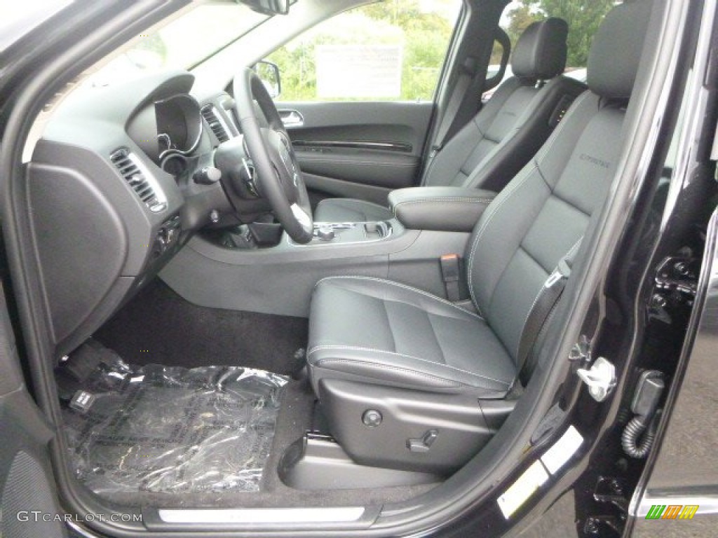 Black Interior 2015 Dodge Durango Citadel AWD Photo #106768091