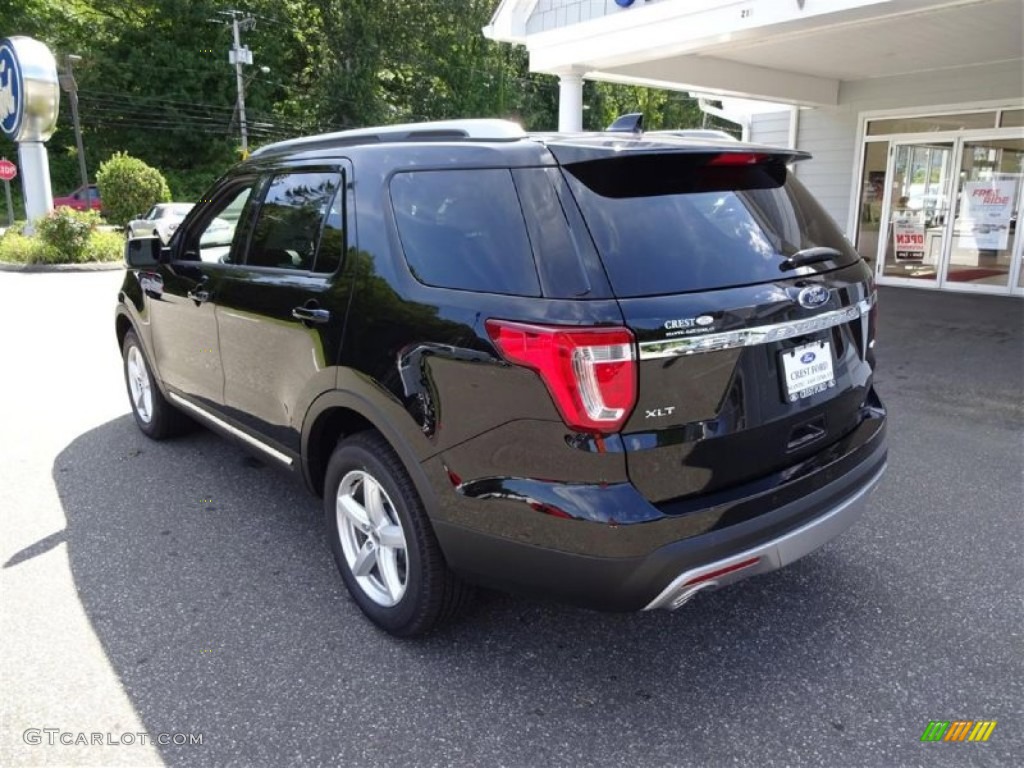 2016 Explorer XLT 4WD - Shadow Black / Ebony Black photo #5