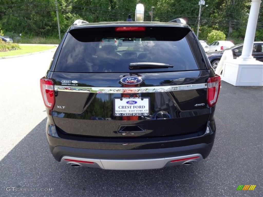 2016 Explorer XLT 4WD - Shadow Black / Ebony Black photo #6