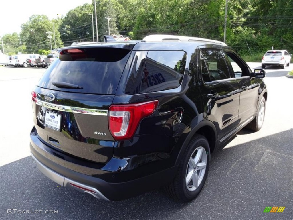 2016 Explorer XLT 4WD - Shadow Black / Ebony Black photo #7