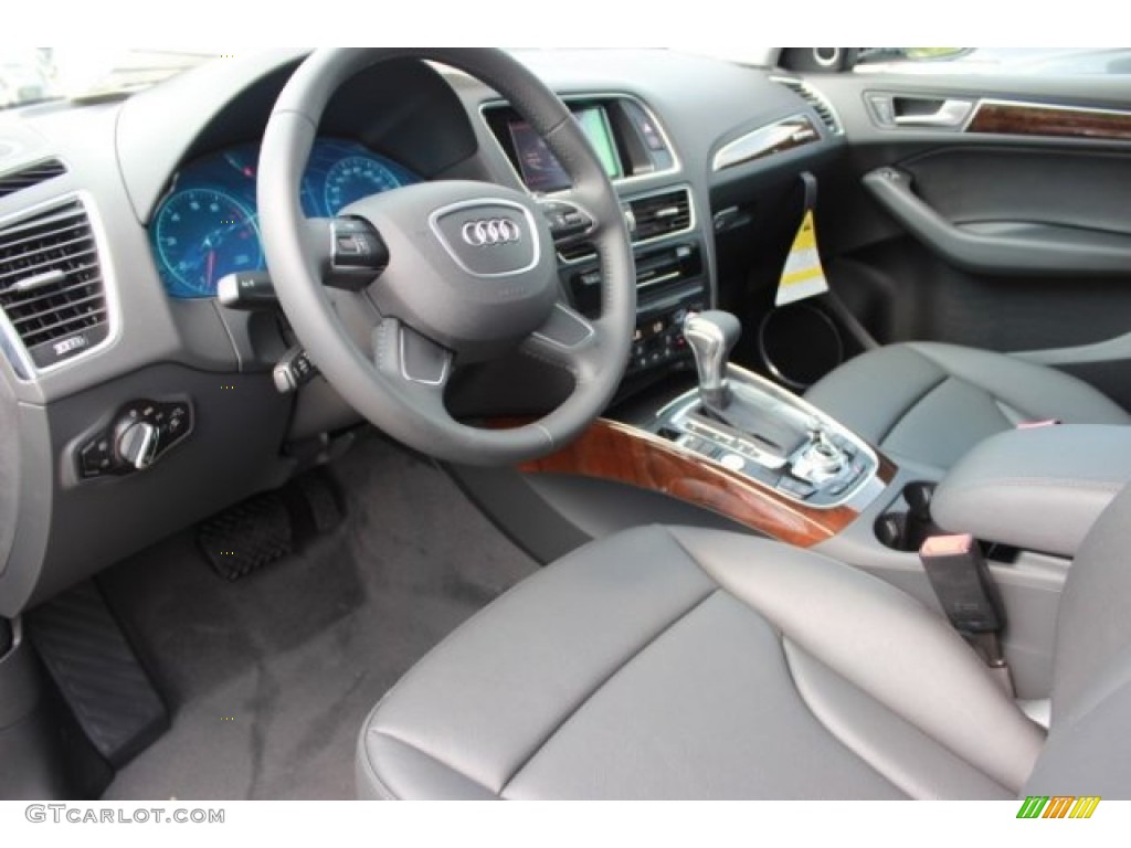 Black Interior 2016 Audi Q5 2.0 TFSI Premium Plus quattro Photo #106769168