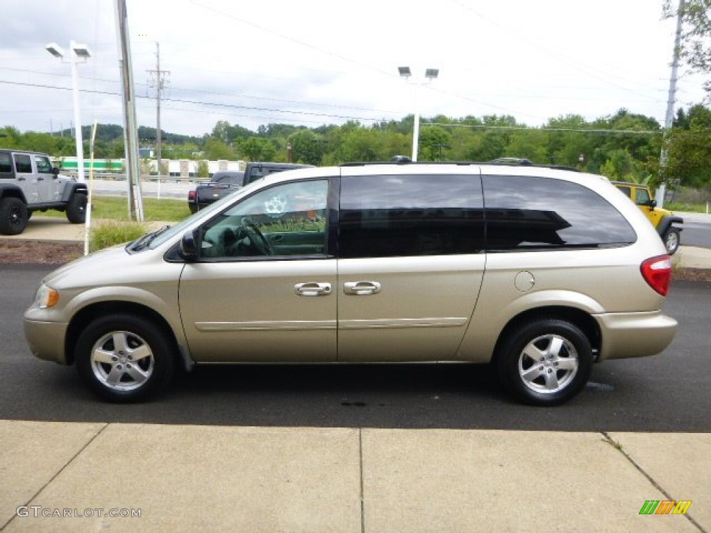 2007 Grand Caravan SXT - Linen Gold Metallic / Medium Slate Gray photo #10