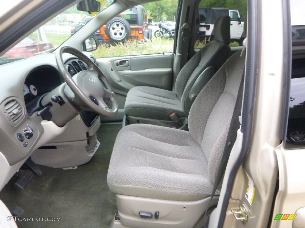 2007 Grand Caravan SXT - Linen Gold Metallic / Medium Slate Gray photo #14