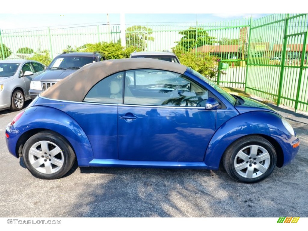 2007 New Beetle 2.5 Convertible - Laser Blue / Cream photo #33