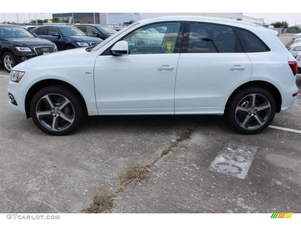 2016 Q5 3.0 TFSI Premium Plus quattro - Glacier White Metallic / Pistachio Beige photo #5