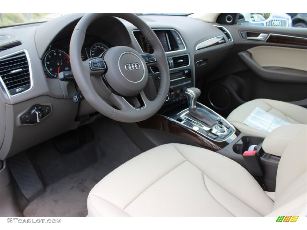 2016 Q5 3.0 TFSI Premium Plus quattro - Glacier White Metallic / Pistachio Beige photo #15
