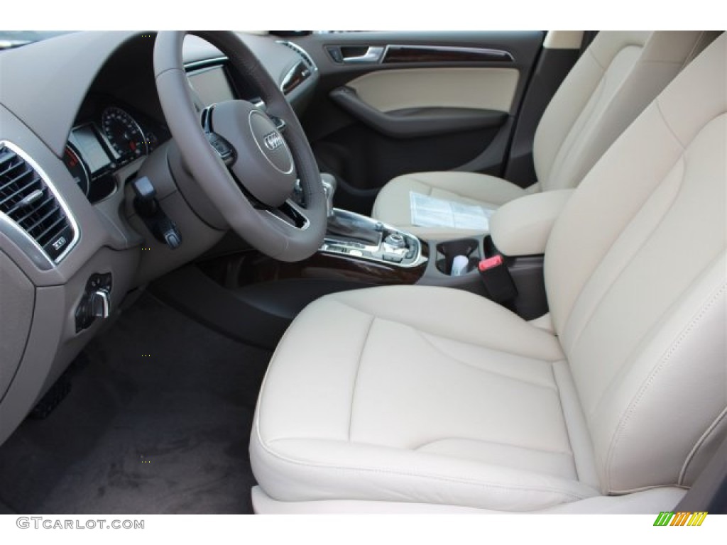 2016 Q5 3.0 TFSI Premium Plus quattro - Glacier White Metallic / Pistachio Beige photo #16