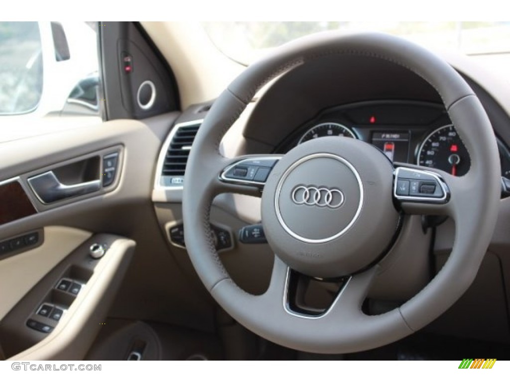 2016 Q5 3.0 TFSI Premium Plus quattro - Glacier White Metallic / Pistachio Beige photo #37