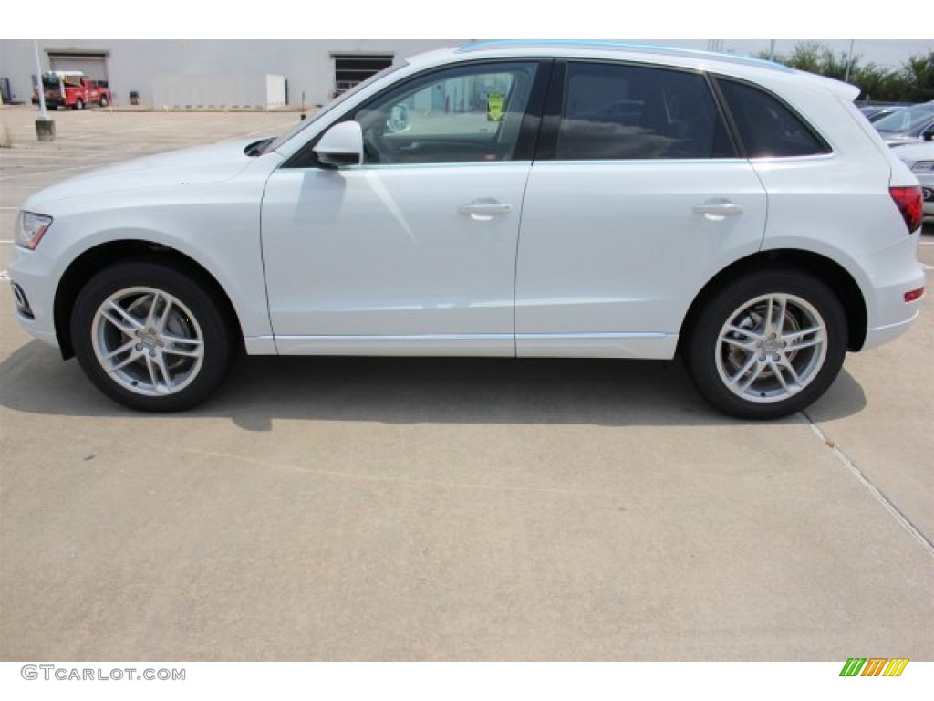 2016 Q5 2.0 TFSI Premium Plus quattro - Glacier White Metallic / Pistachio Beige photo #5