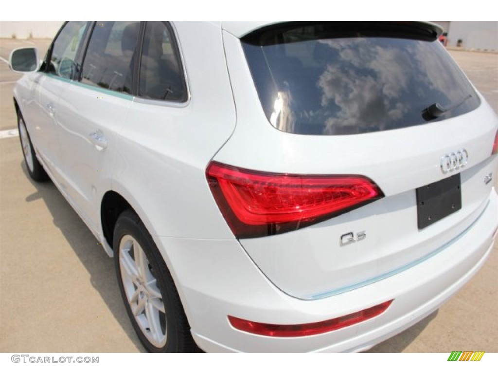 2016 Q5 2.0 TFSI Premium Plus quattro - Glacier White Metallic / Pistachio Beige photo #6